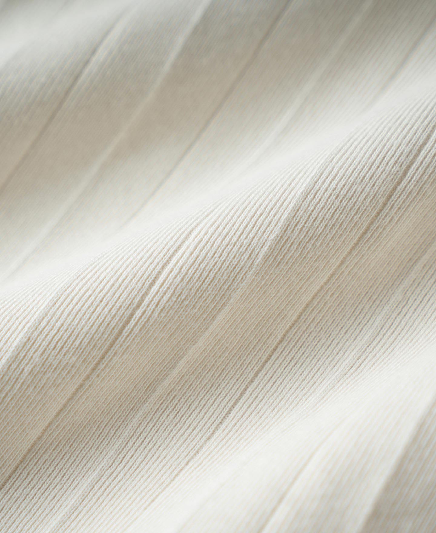Heavyweight Ribbed Cotton Pocket T-Shirt - Oatmeal White