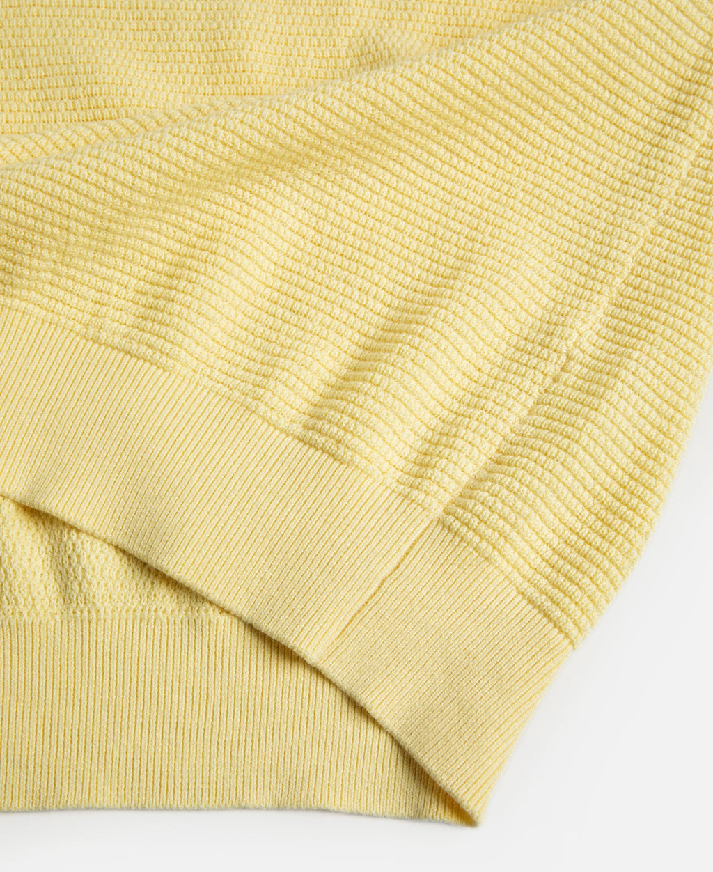 Jacquard Short Sleeve Polo Shirt - Yellow