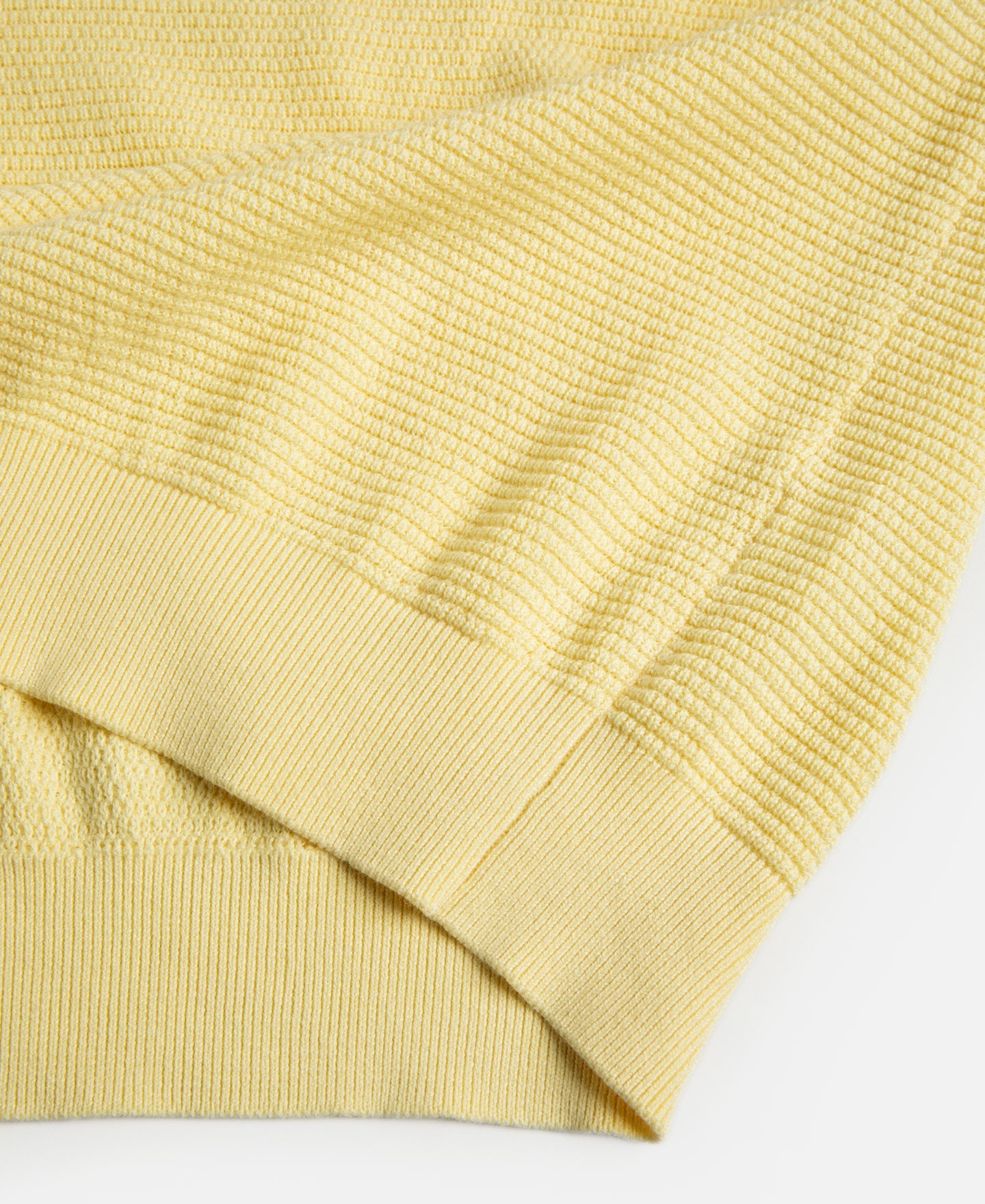 Jacquard Short Sleeve Polo Shirt - Yellow