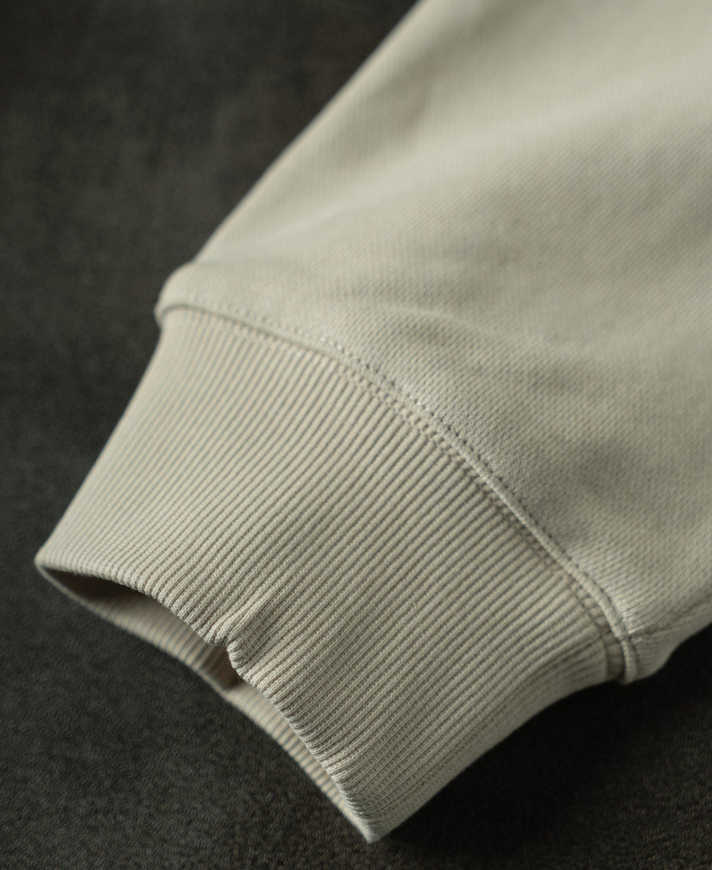 Heavyweight Quarter-Zip Collar Sweatshirt - Ivory