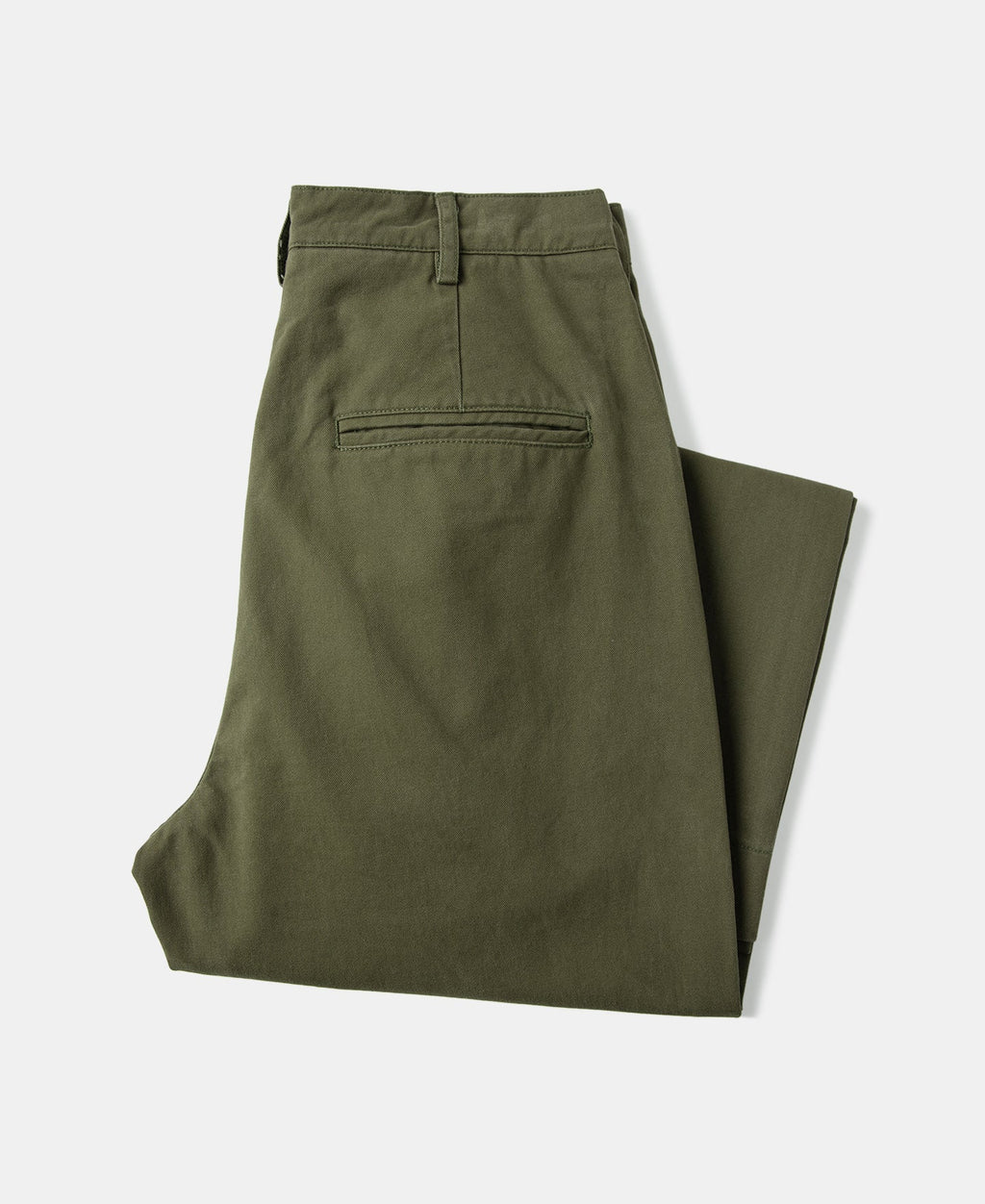 Classic Fit Two-Pleated Chino - Olive