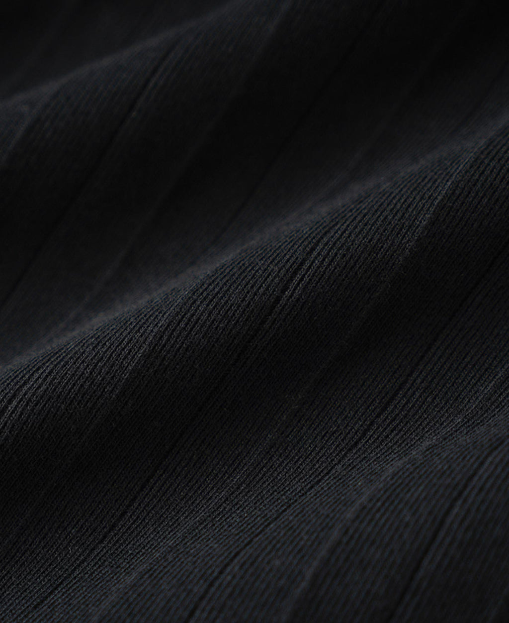 Heavyweight Ribbed Cotton Pocket T-Shirt - Vintage Black