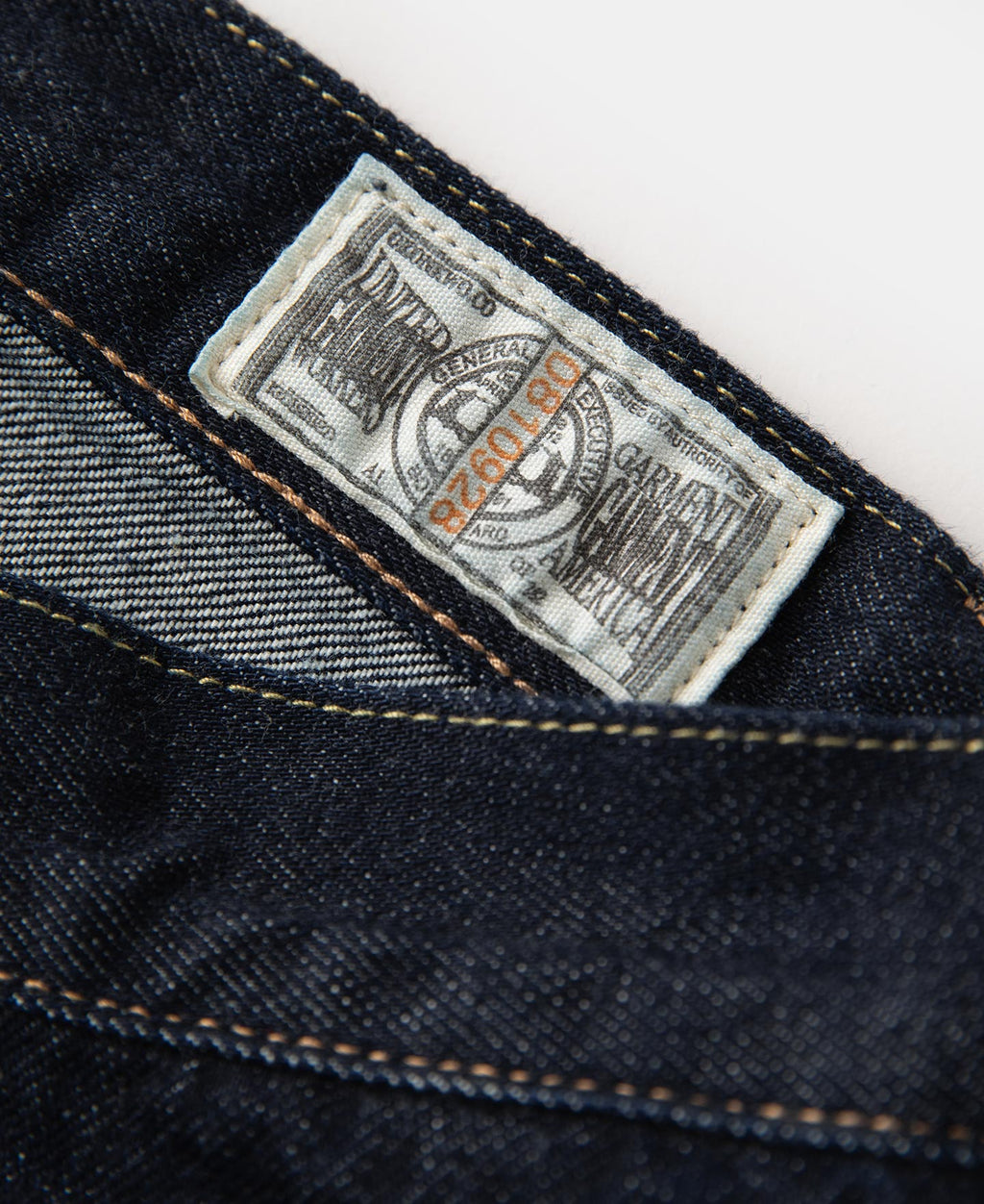 13.2 oz Embroidered Pocket Denim Jeans - Prewashed