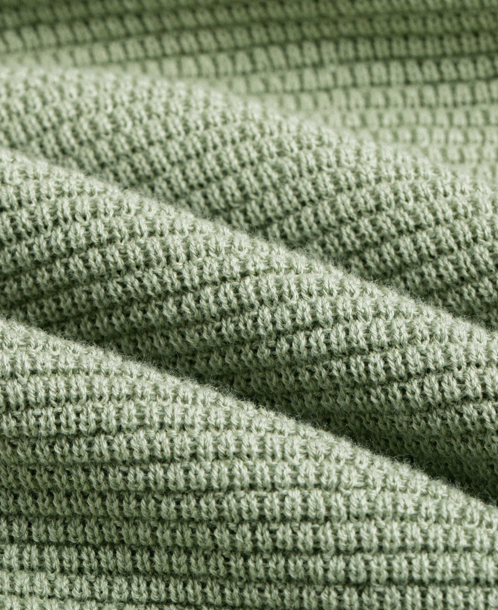Jacquard Short Sleeve Polo Shirt - Light Green