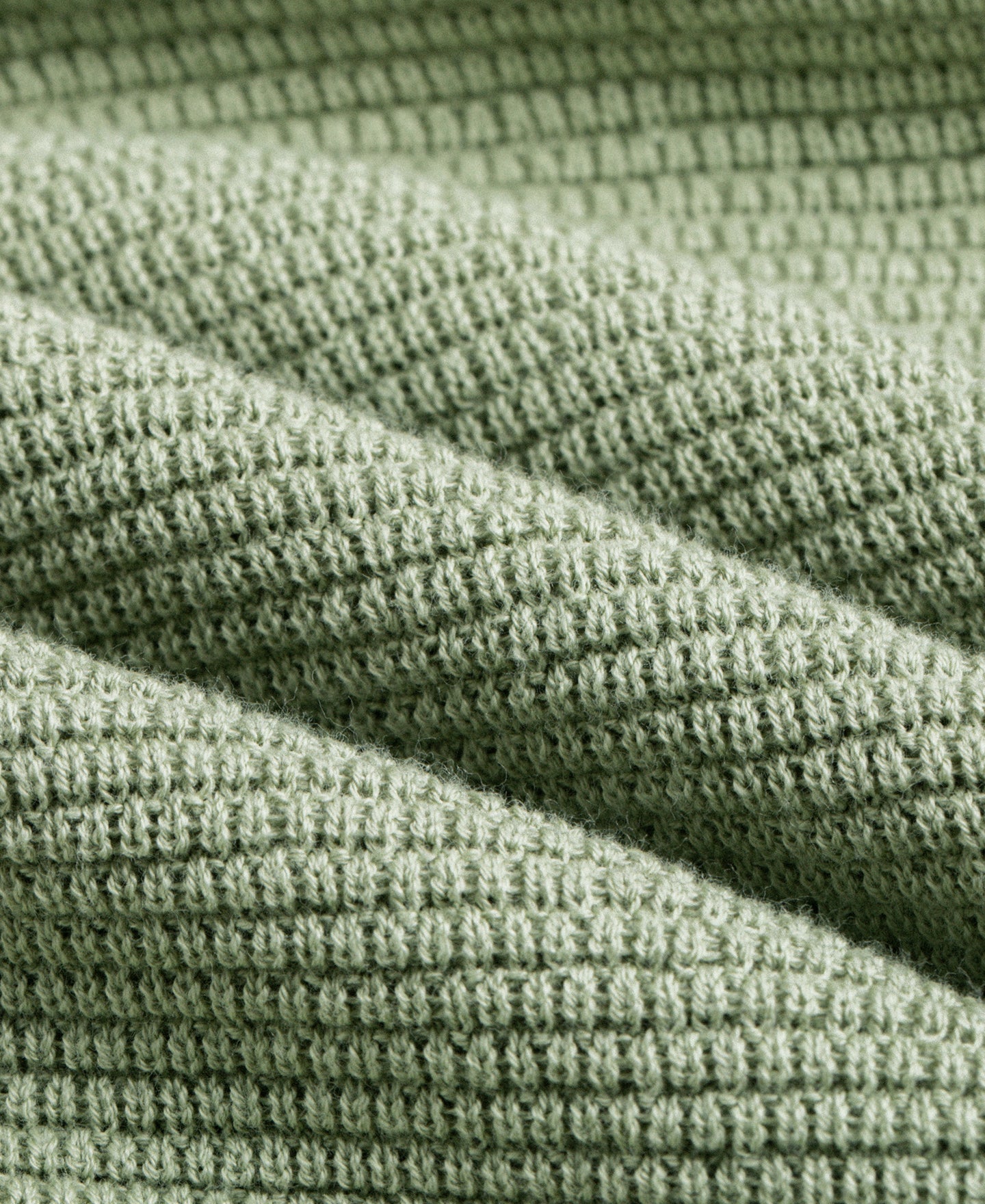 Jacquard Short Sleeve Polo Shirt - Light Green