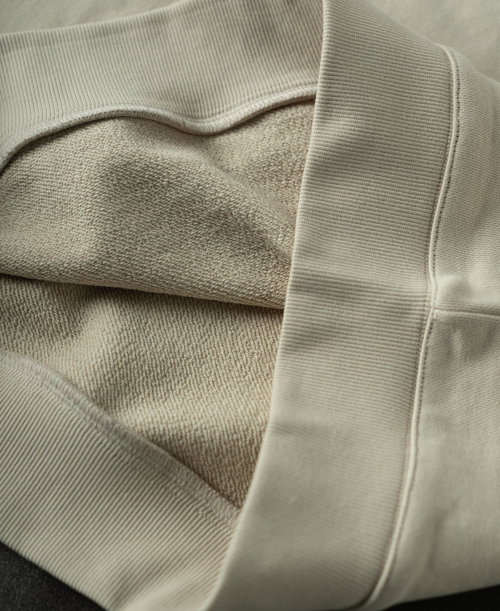 Heavyweight Quarter-Zip Collar Sweatshirt - Ivory