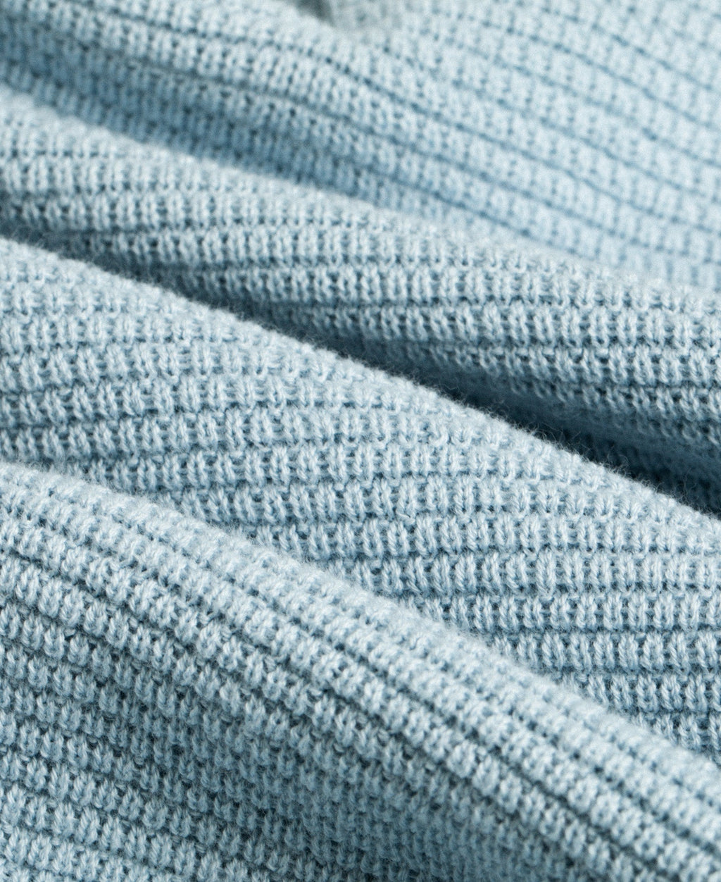 Jacquard Short Sleeve Polo Shirt - Light Blue