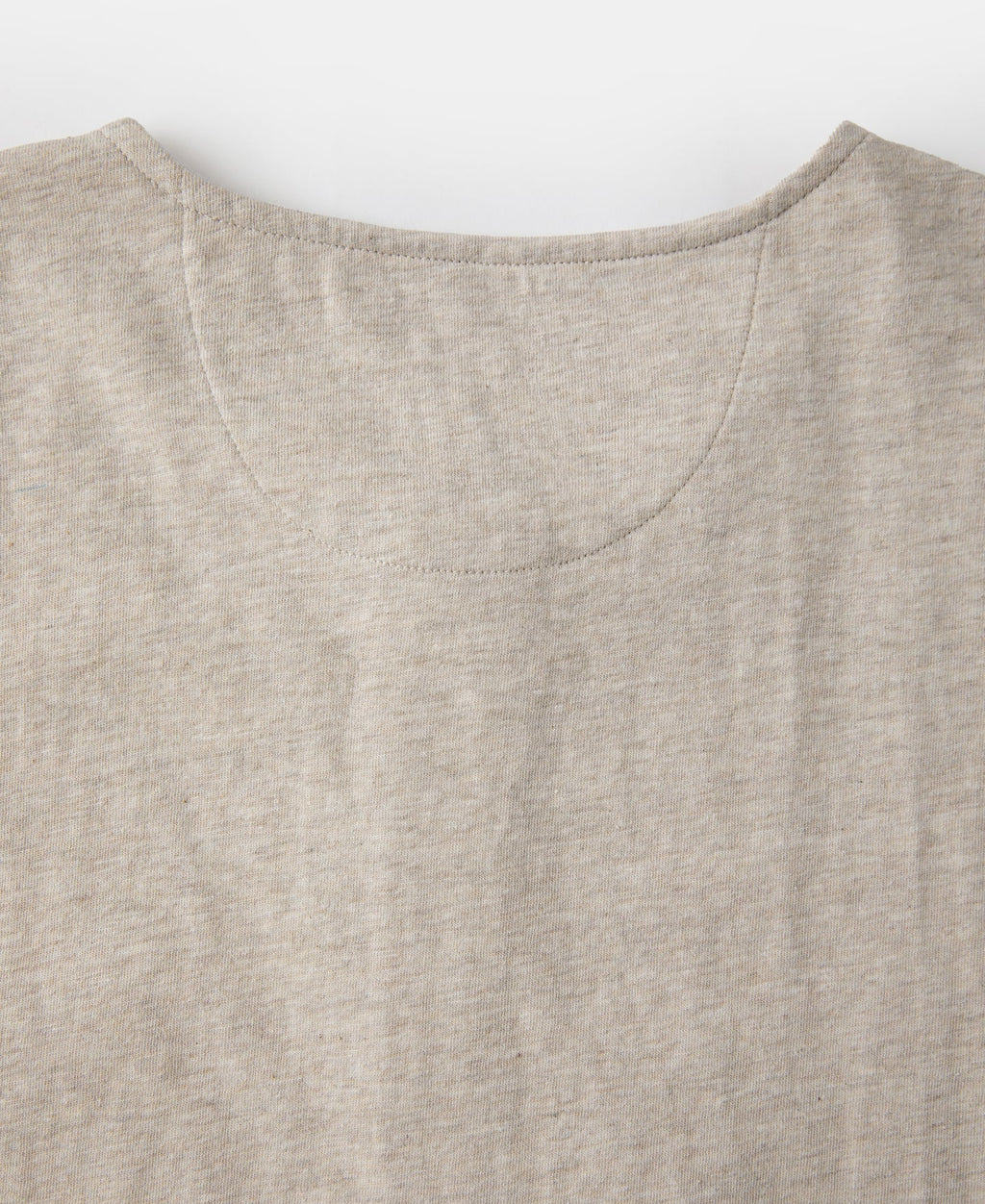 1940s Slub Cotton Henley Pocket T-Shirt - Oats