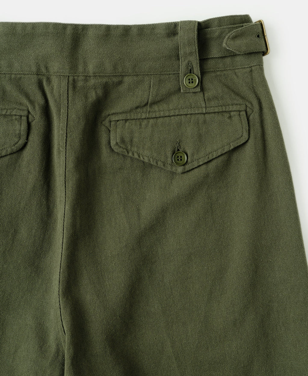 British Army Cotton-Linen Gurkha Shorts - Olive