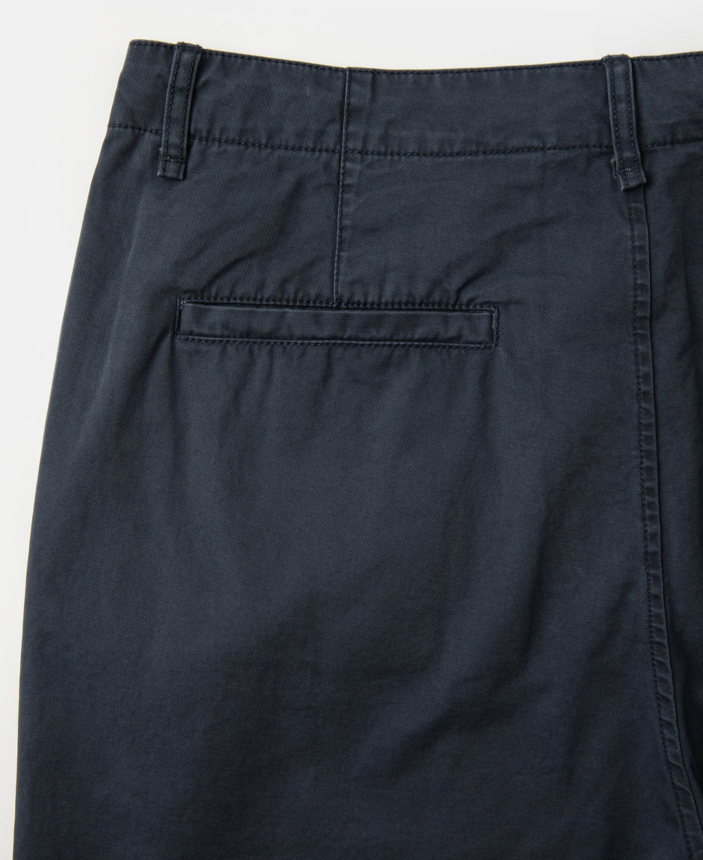 1930s Washed Officer Chino Shorts - Navy