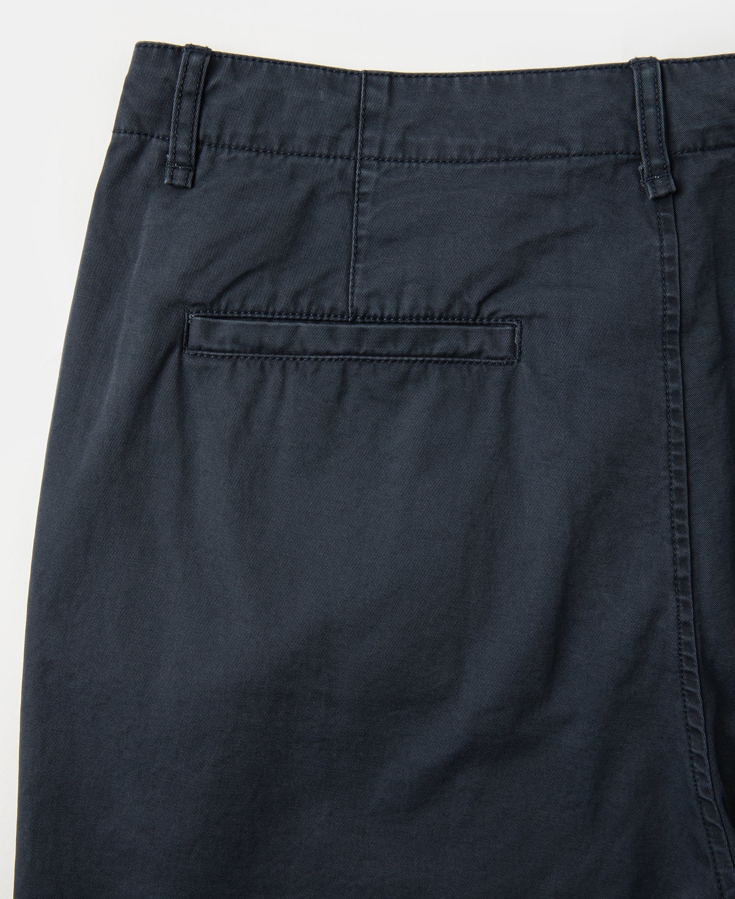 1930s Washed Officer Chino Shorts - Navy