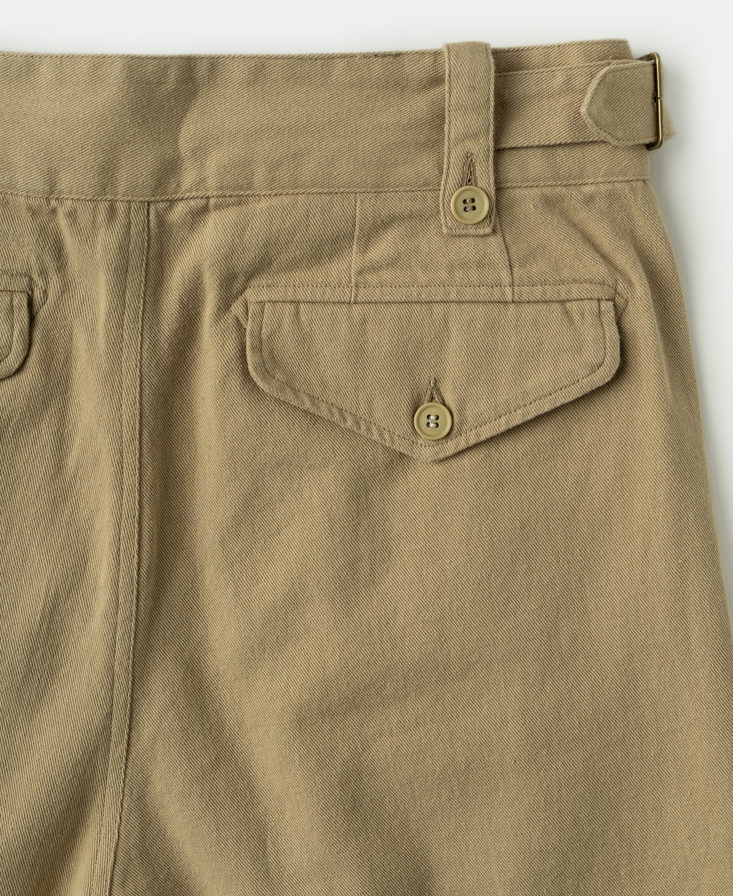 British Army Cotton-Linen Gurkha Shorts - Khaki