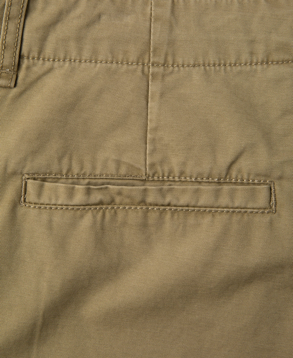 1930s Washed Officer Chino Shorts - Khaki