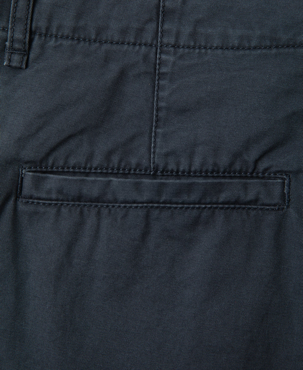 1930s Washed Officer Chino Shorts - Navy