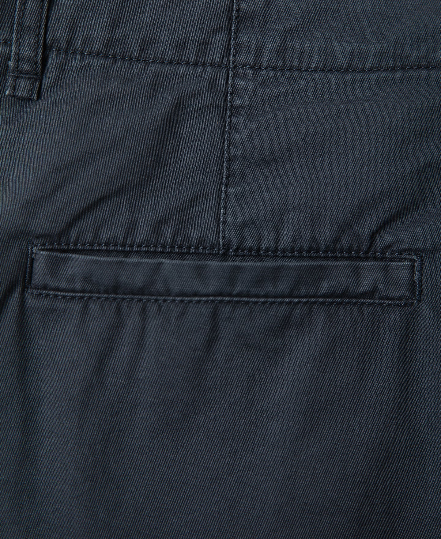 1930s Washed Officer Chino Shorts - Navy