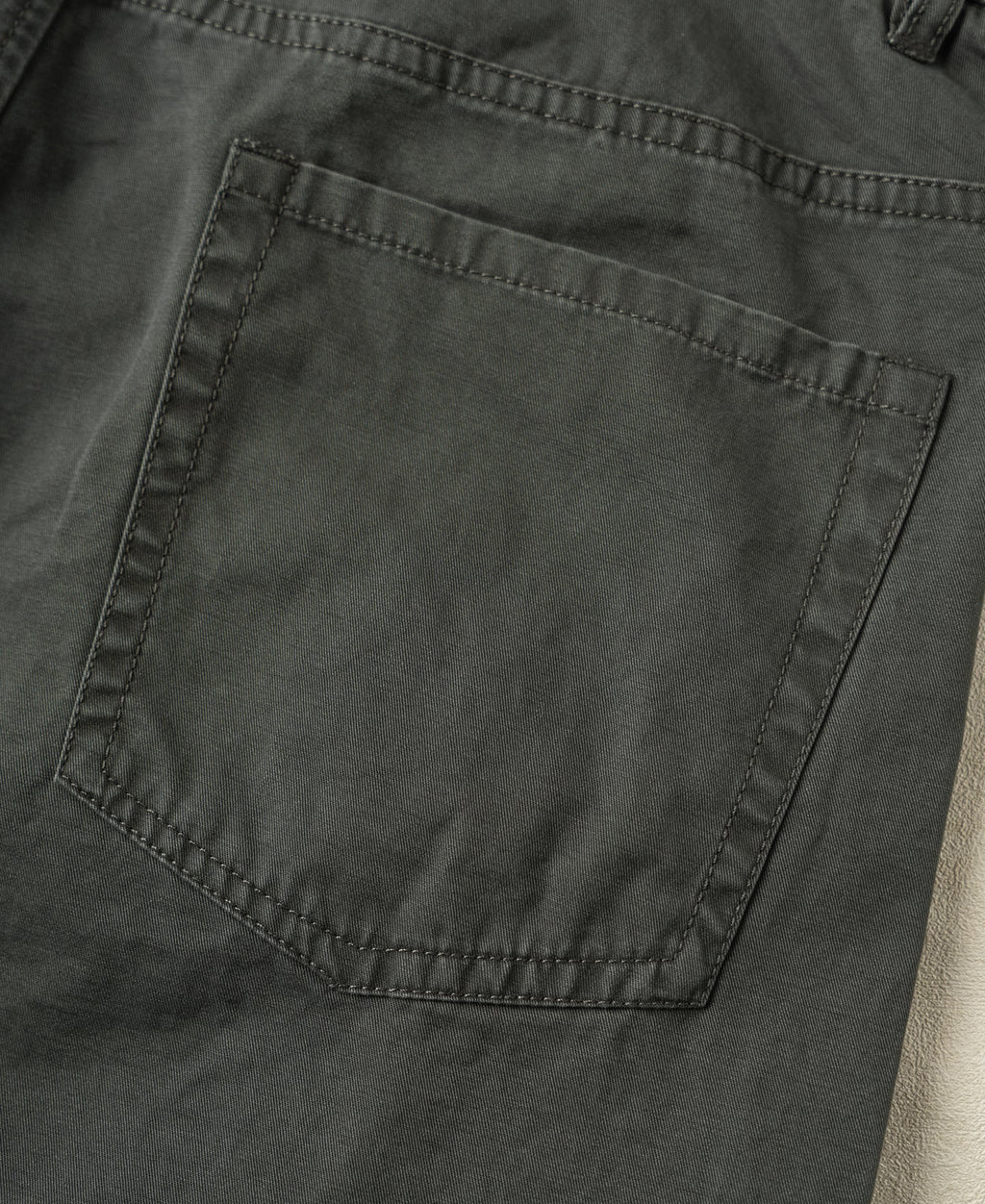 Vintage Washed Tapered 5-Pocket Pants - Dark Gray