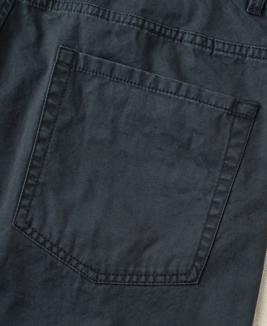 Vintage Washed Tapered 5-Pocket Pants - Navy