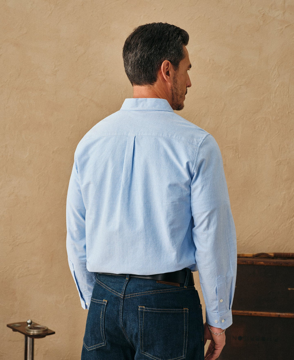 Classic Button-Down Oxford Shirt - Blue