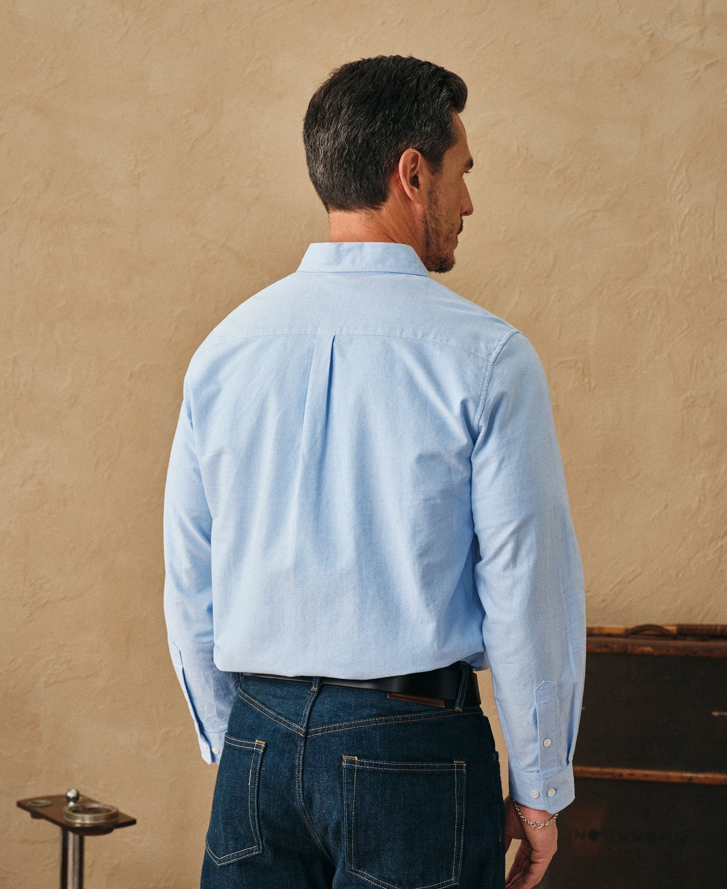 Classic Button-Down Oxford Shirt - Blue
