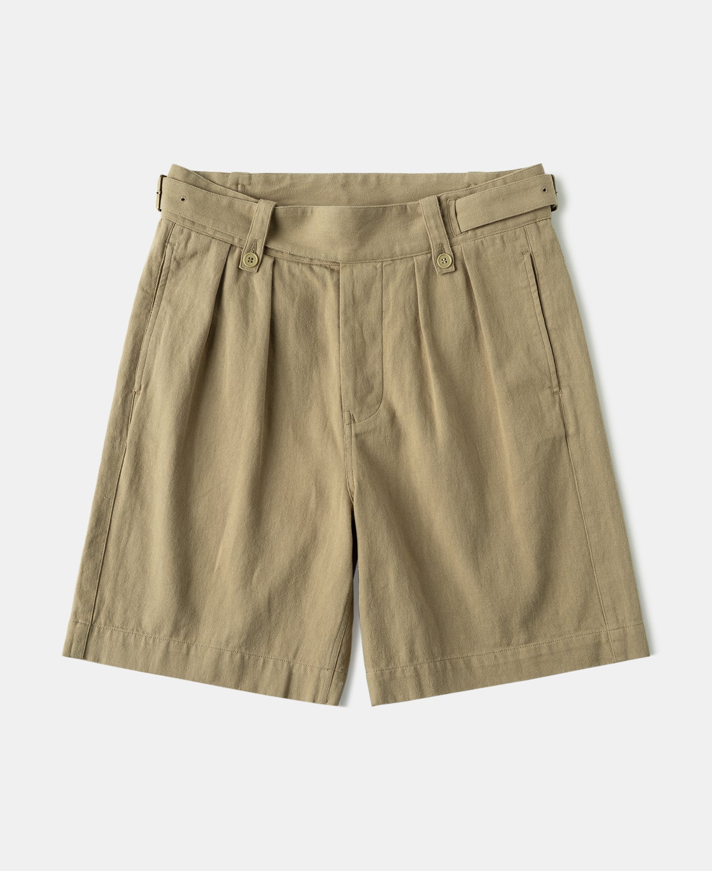 British Army Cotton-Linen Gurkha Shorts - Khaki