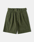 British Army Cotton-Linen Gurkha Shorts - Olive