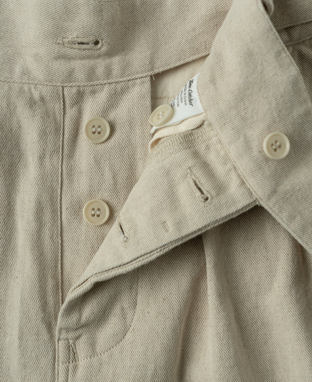 British Army Cotton-Linen Gurkha Shorts - Natural