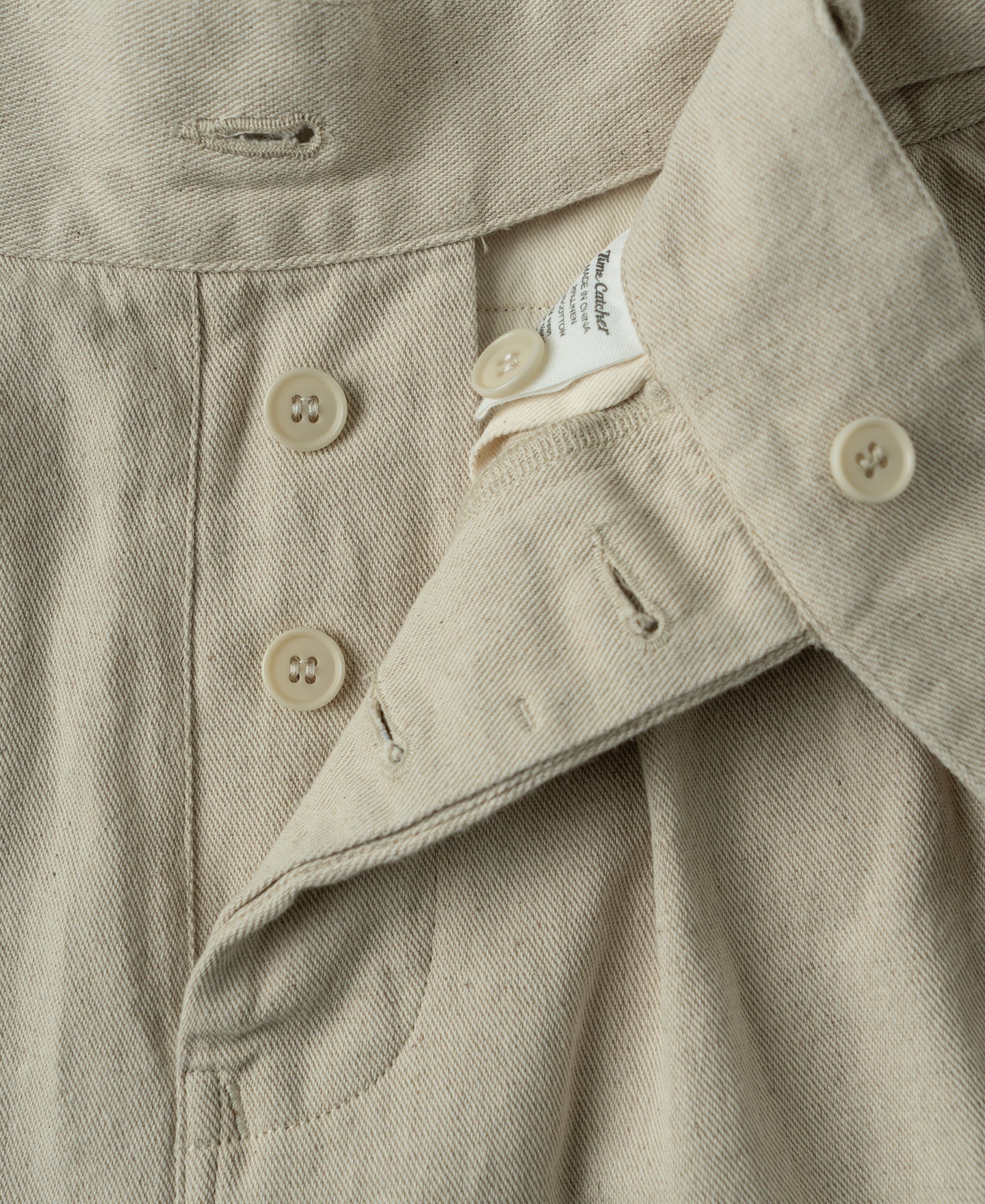 British Army Cotton-Linen Gurkha Shorts - Natural