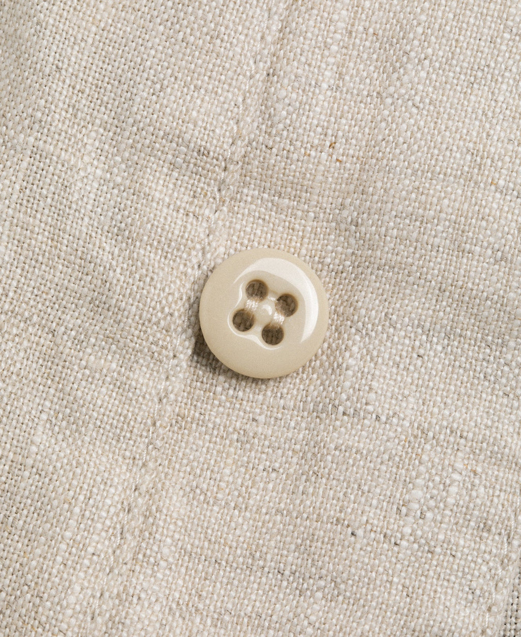Linen Double Pleated Trousers - Natural