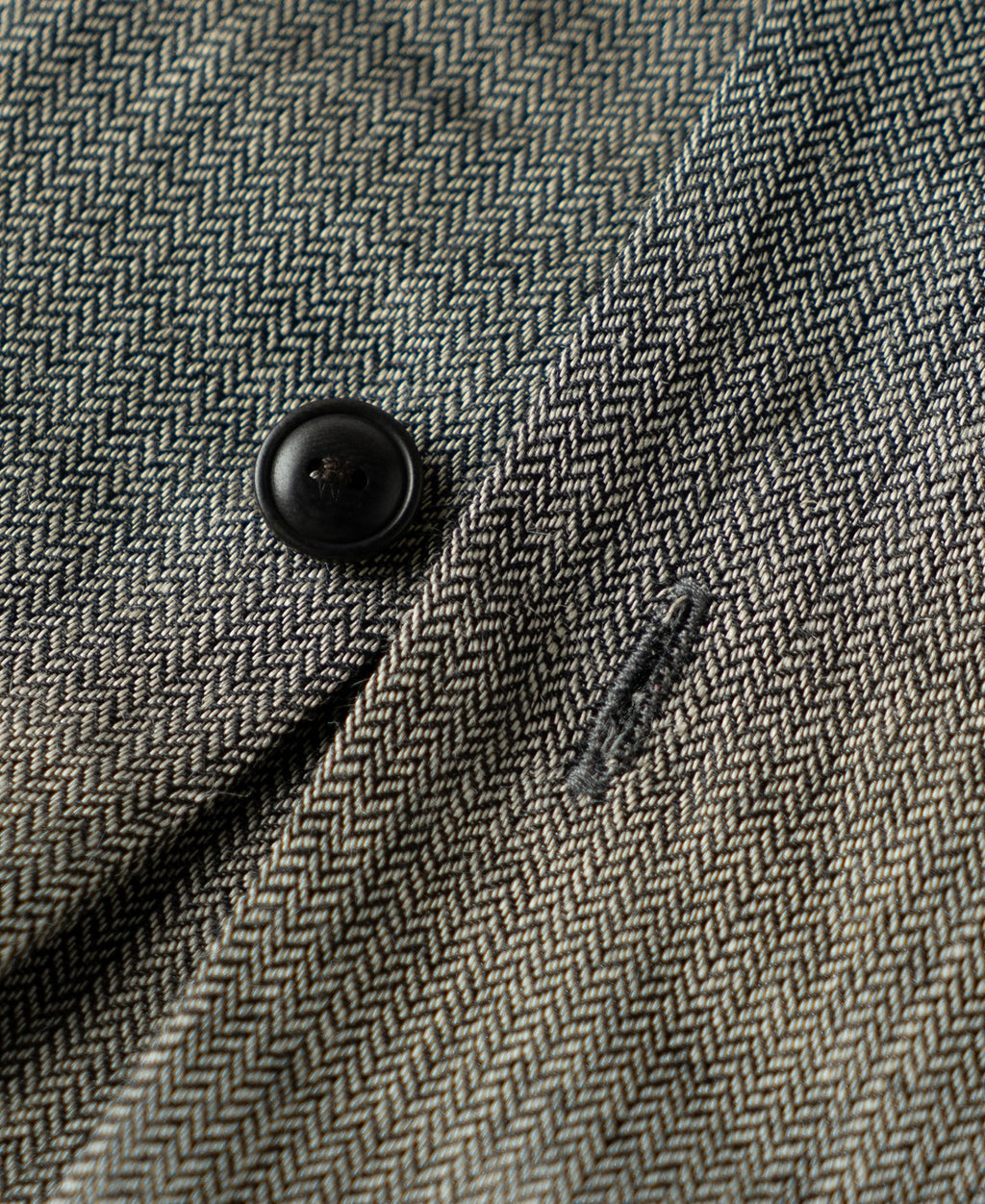 Relaxed Ramie Herringbone Cuban Shirt