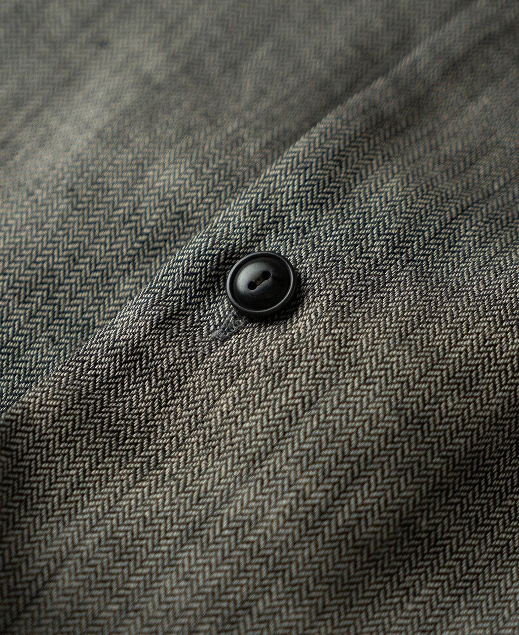 Relaxed Ramie Herringbone Cuban Shirt
