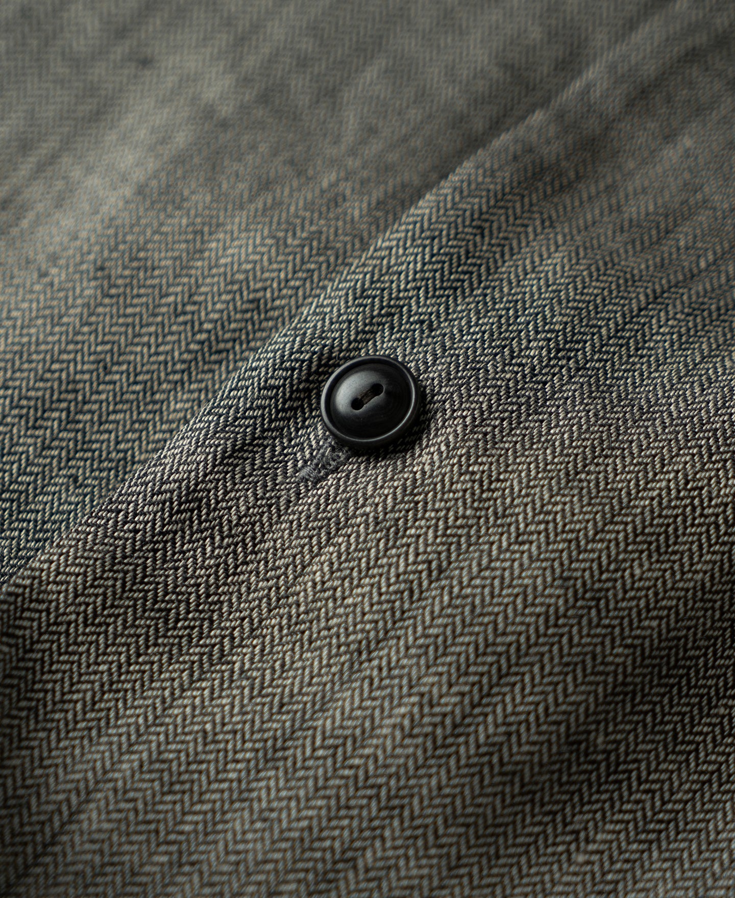 Relaxed Ramie Herringbone Cuban Shirt
