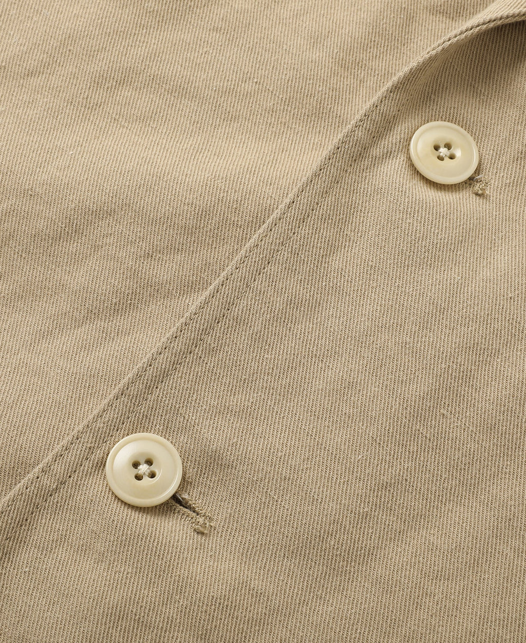 Textured Linen-Cotton Blend Sack Jacket – Khaki