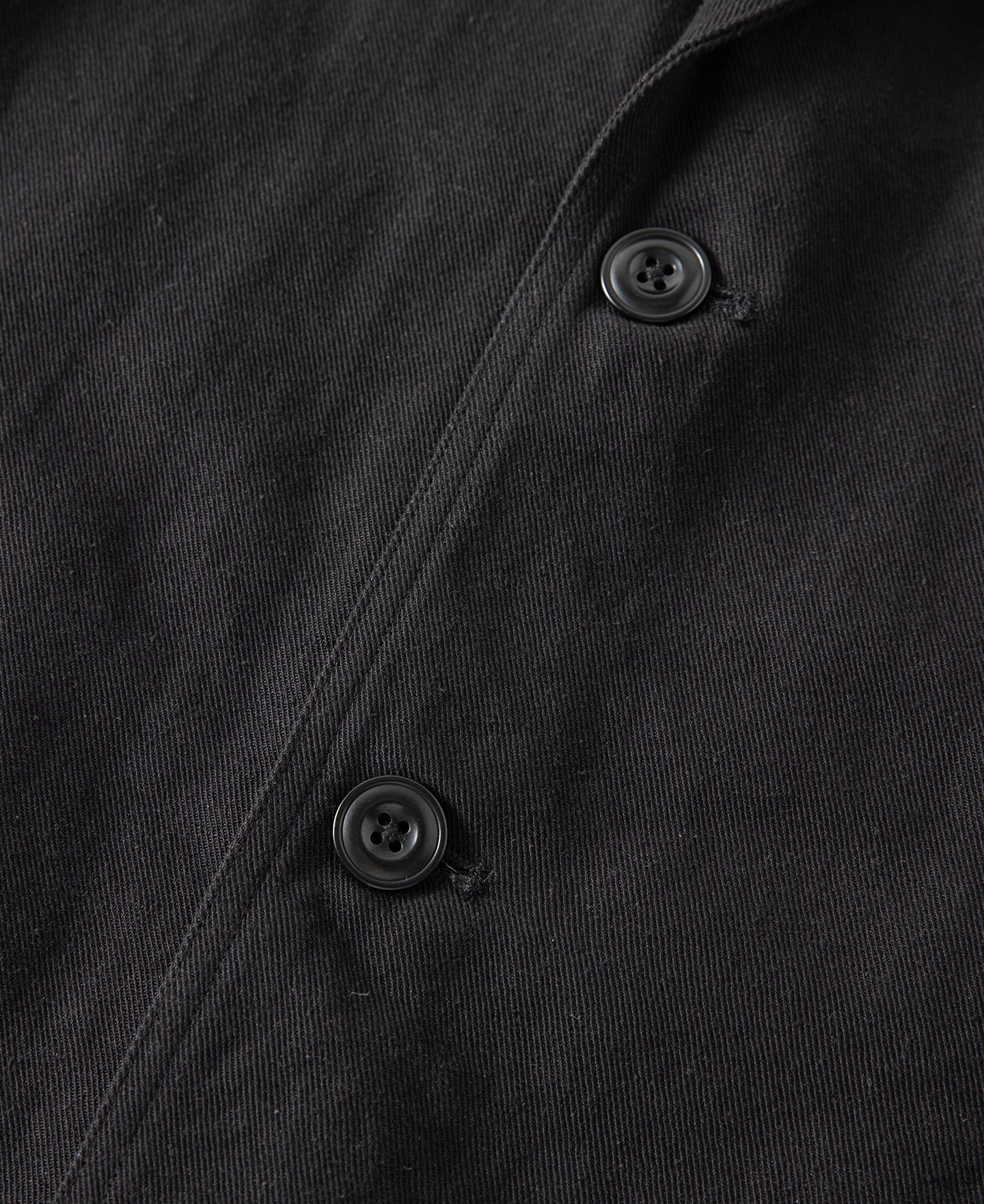 Textured Linen-Cotton Blend Sack Jacket – Black