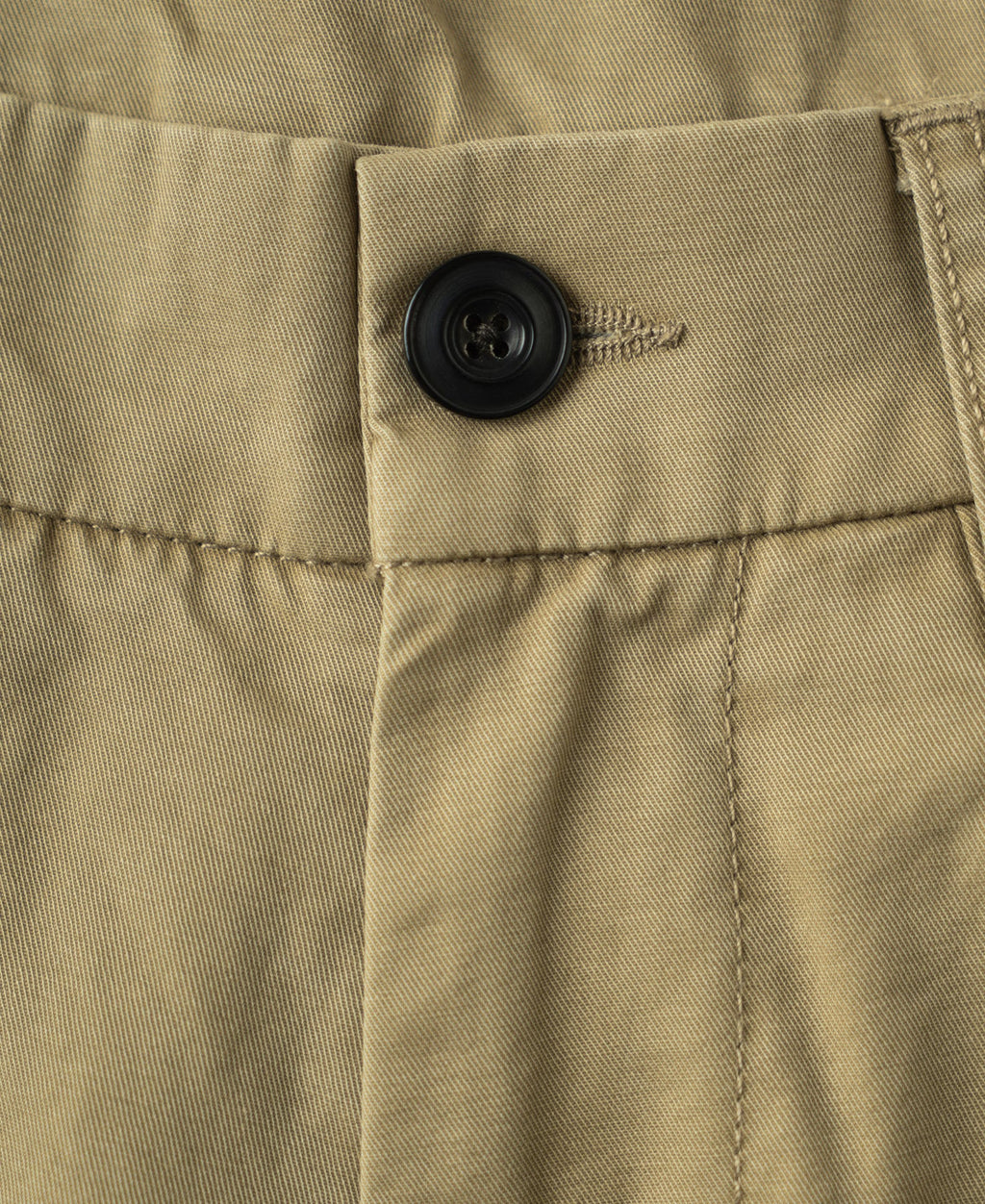 Vintage Washed Tapered 5-Pocket Pants - Khaki