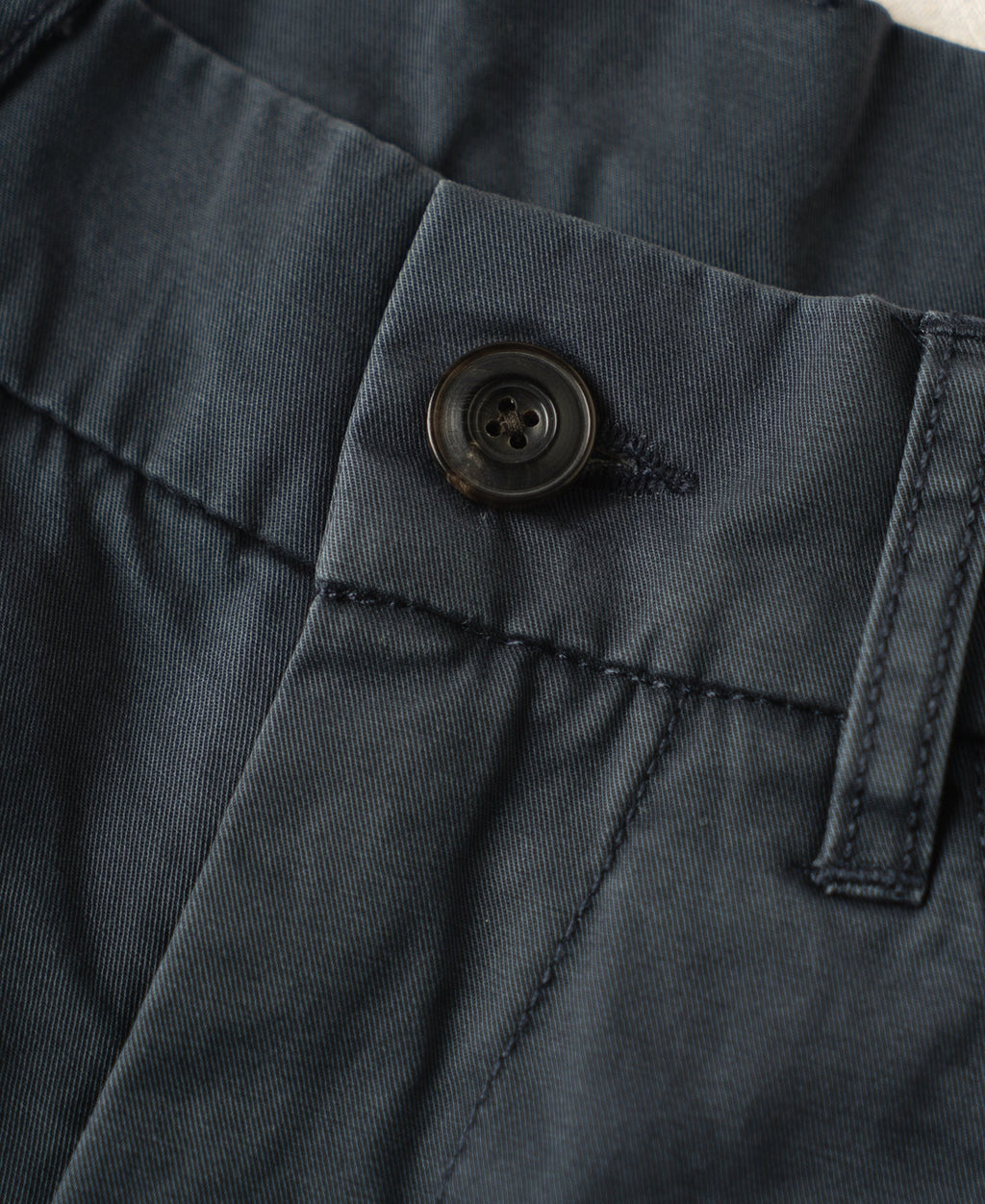Vintage Washed Tapered 5-Pocket Pants - Navy