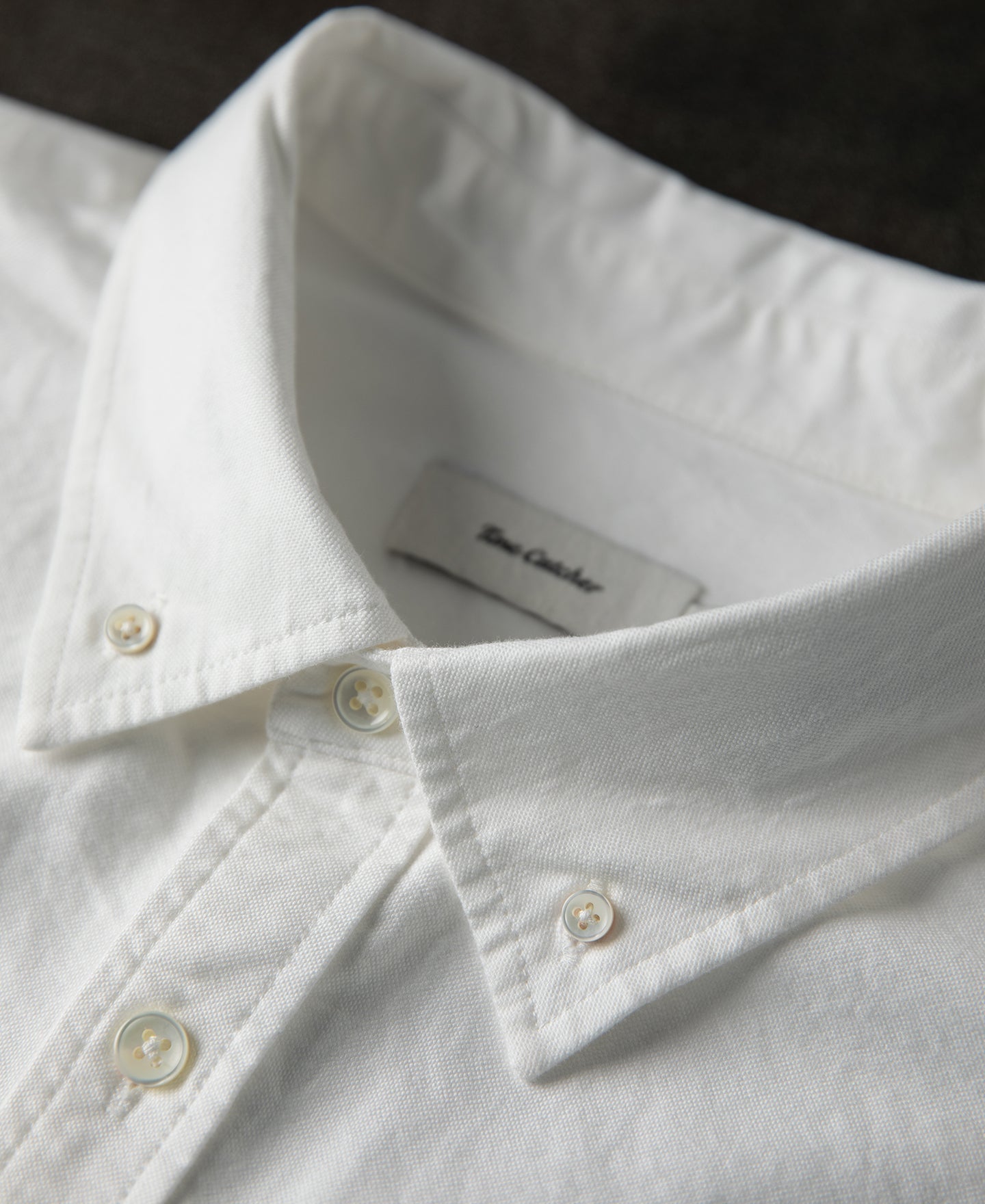 Classic Button-Down Oxford Shirt - White