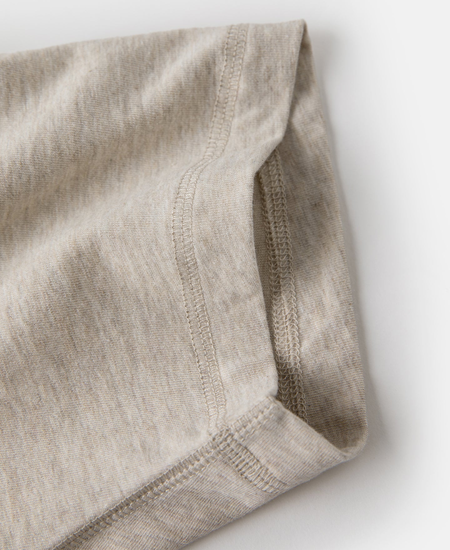 1940s Slub Cotton Henley Pocket T-Shirt - Oats
