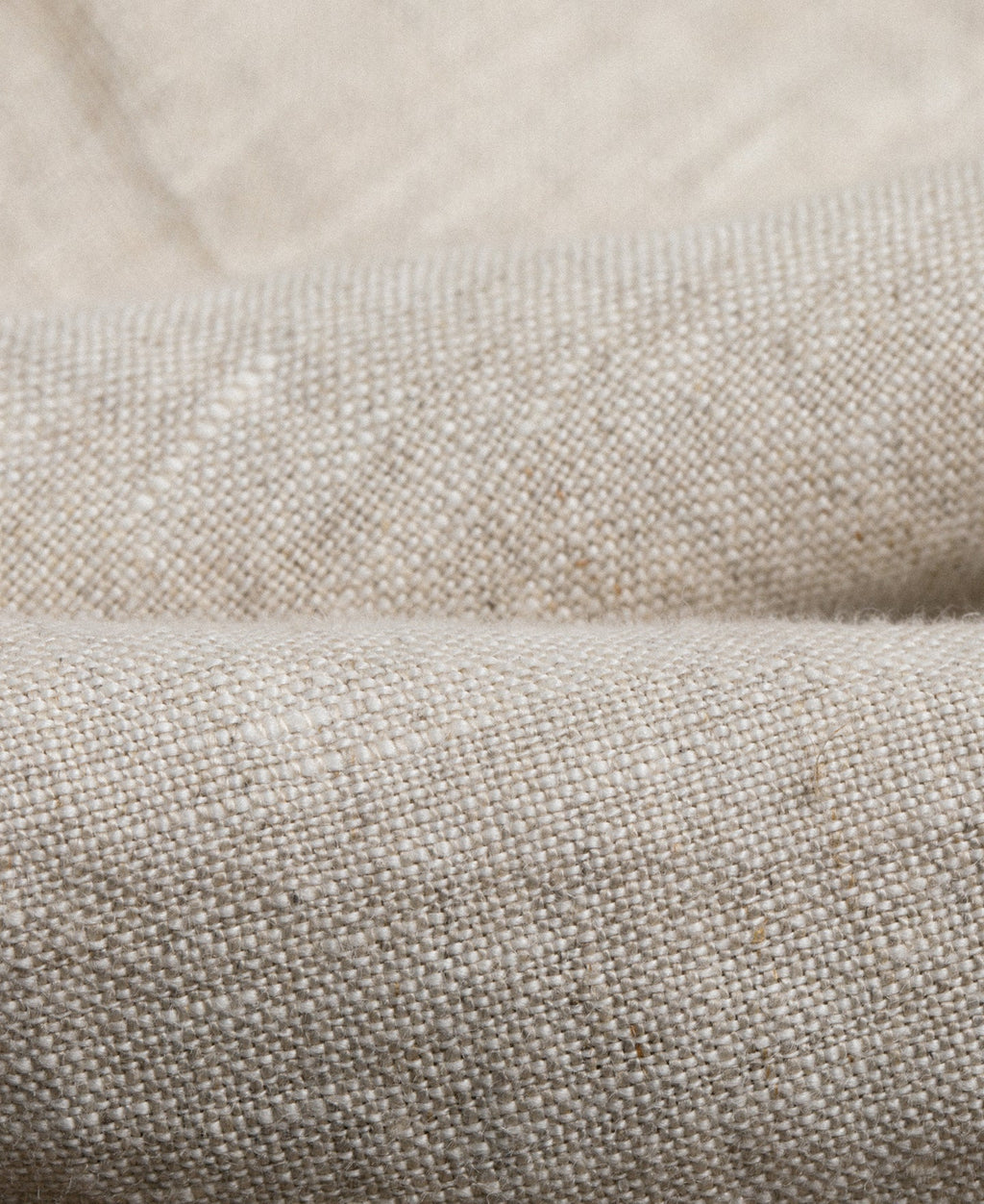 Linen Double Pleated Trousers - Natural