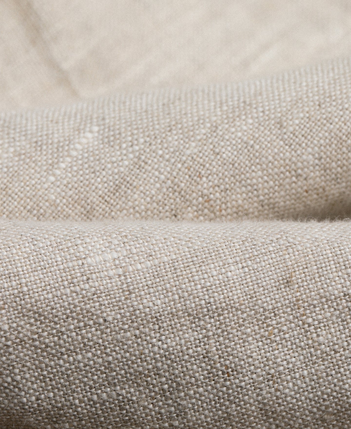 Linen Double Pleated Trousers - Natural