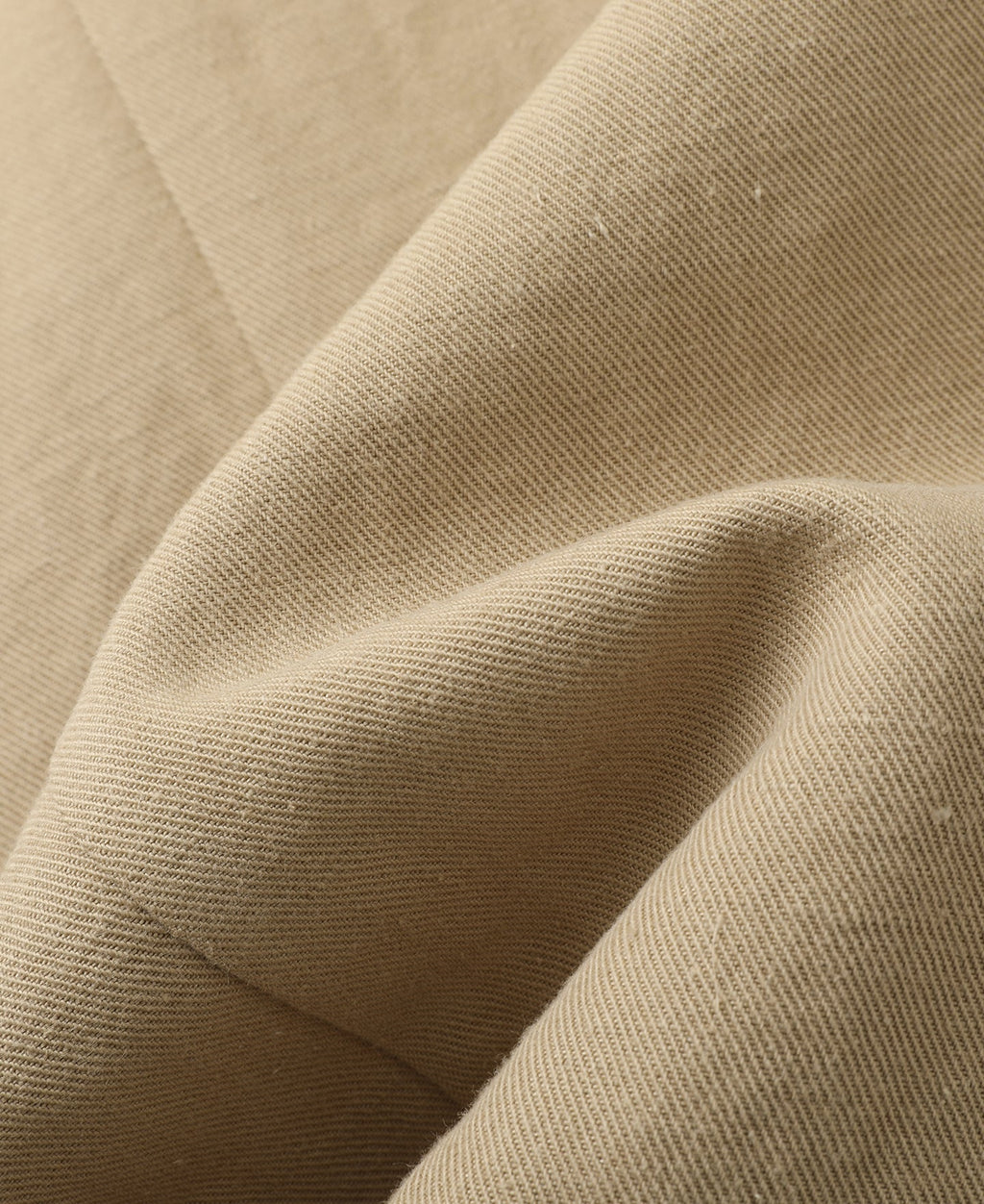 Textured Linen-Cotton Blend Sack Jacket – Khaki