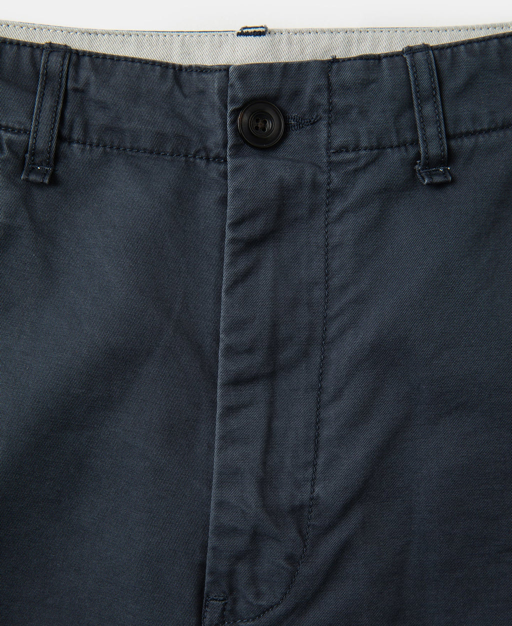 1930s Washed Officer Chino Shorts - Navy