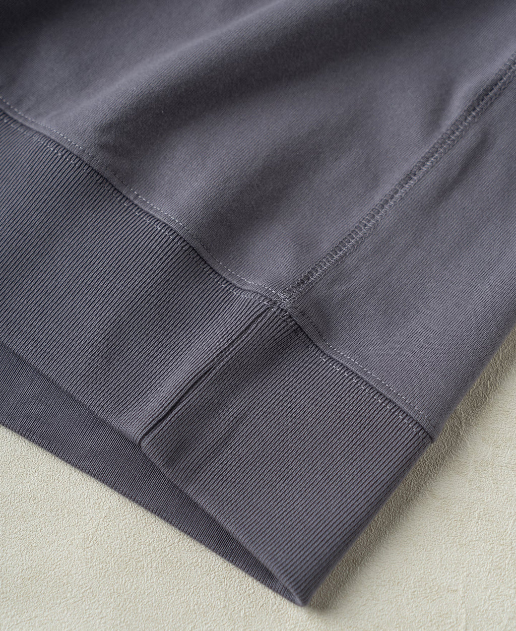 1950s V-Gusset Cotton T-Shirt - Purple