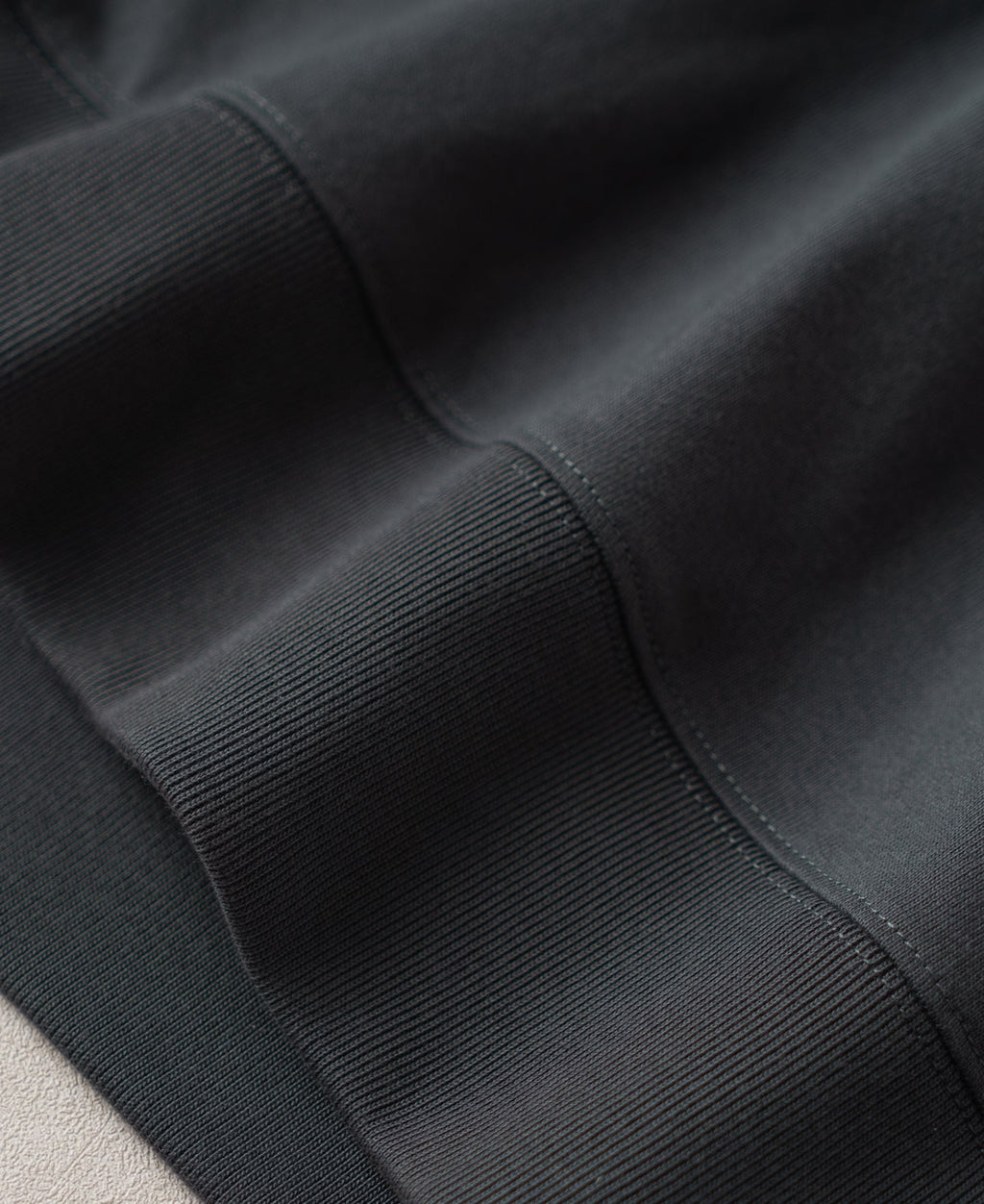 1950s V-Gusset Cotton T-Shirt - Vintage Black