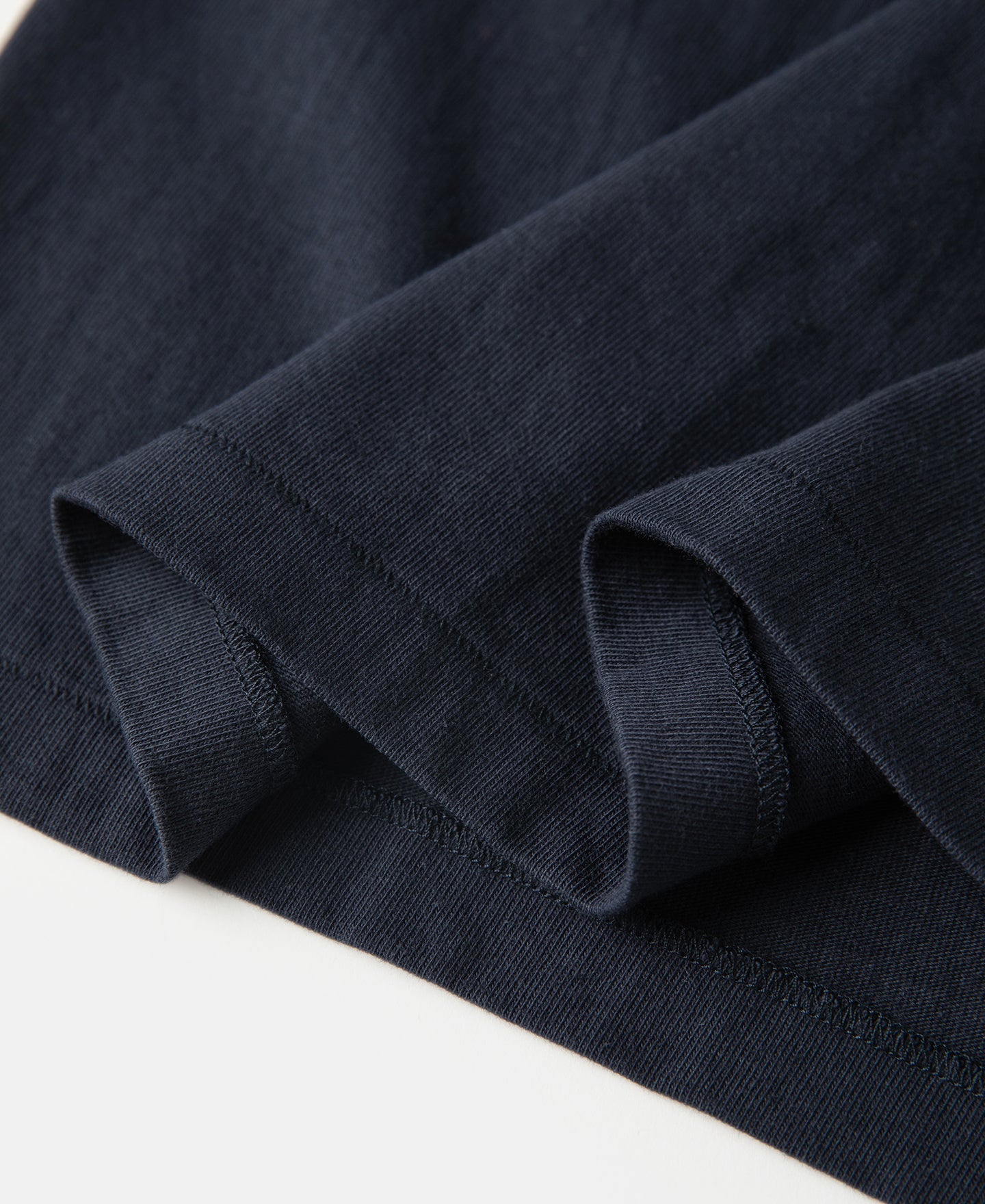 Cotton Tubular Crewneck T-Shirt - Indigo