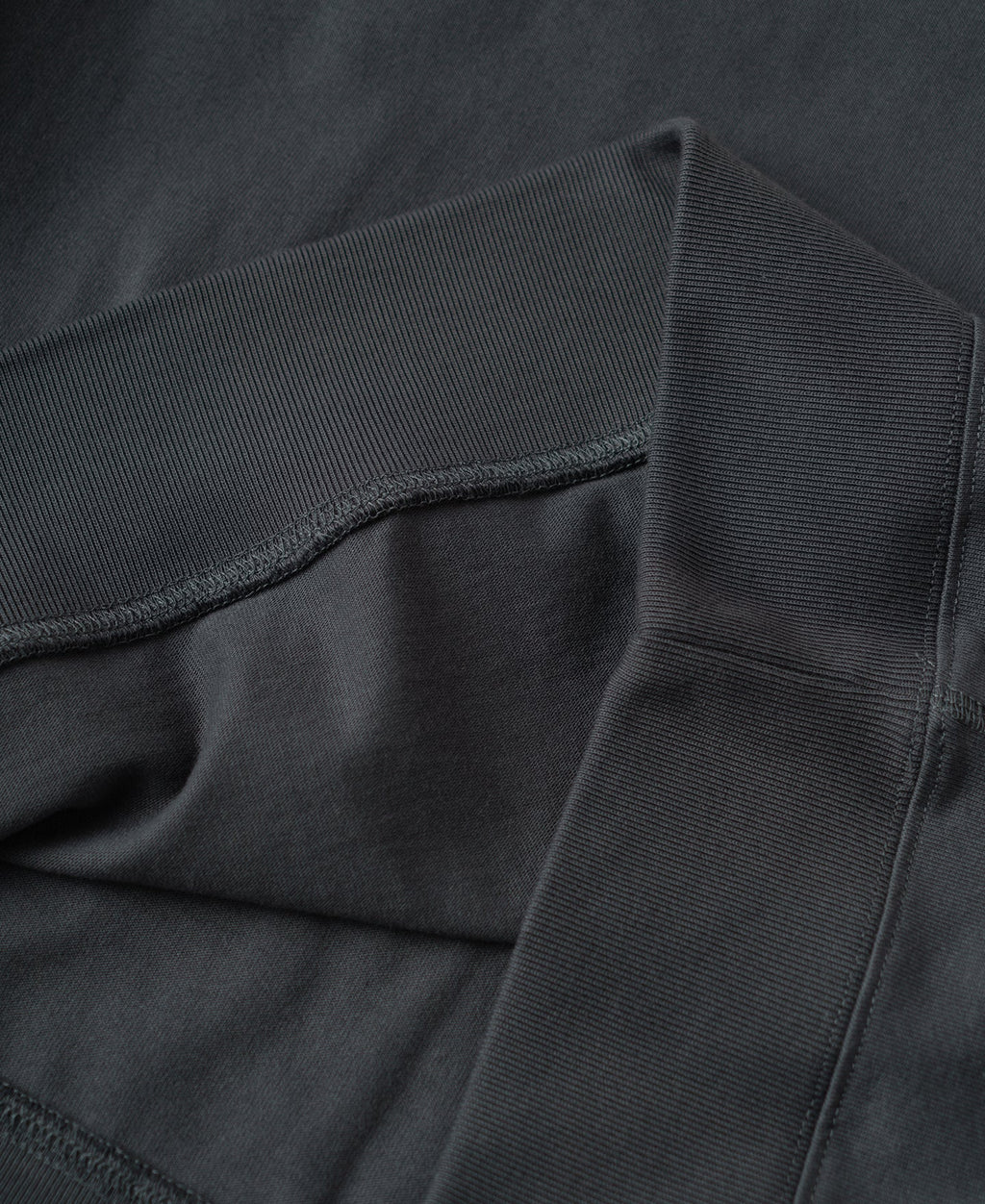 1950s V-Gusset Cotton T-Shirt - Vintage Black
