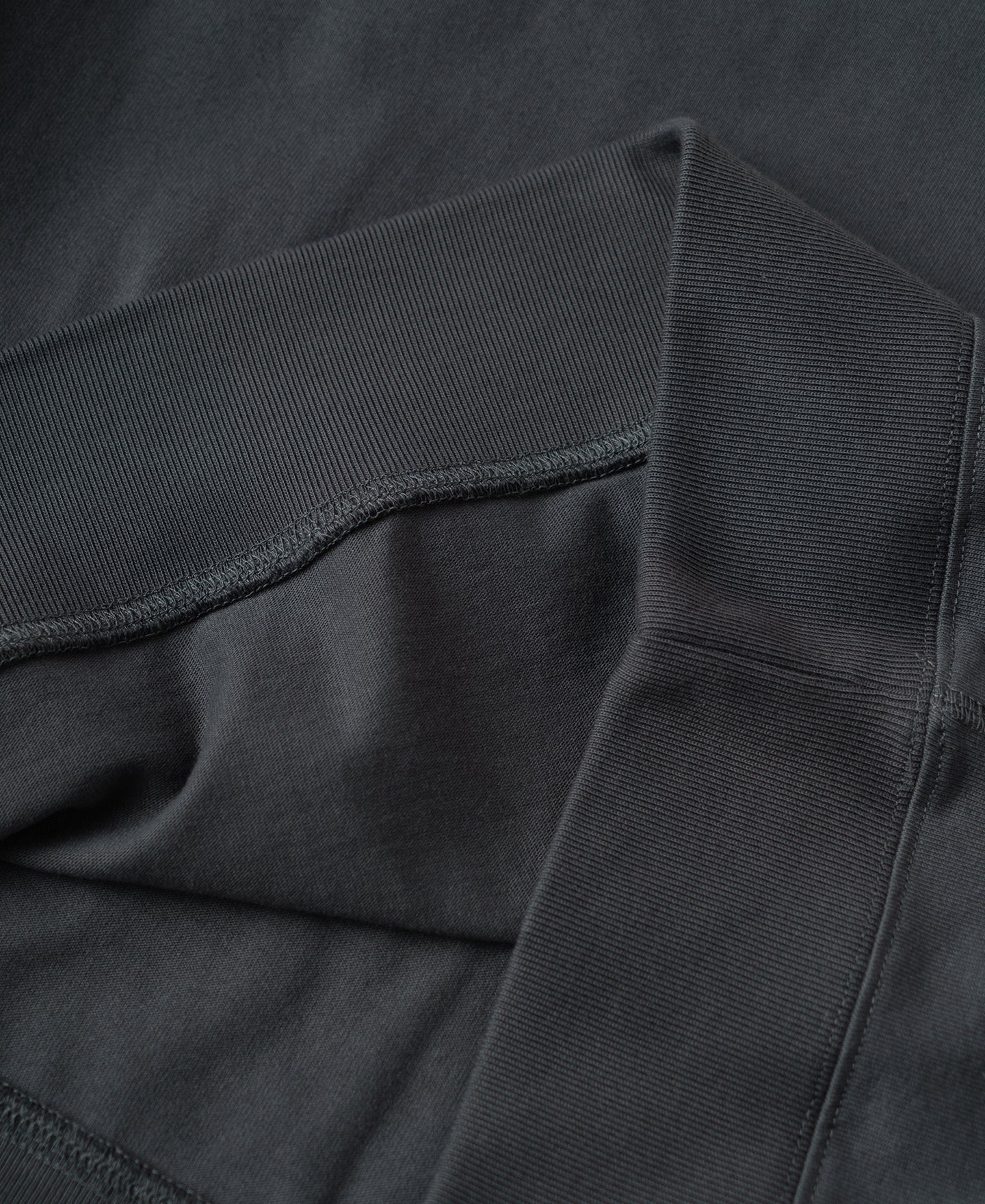1950s V-Gusset Cotton T-Shirt - Vintage Black