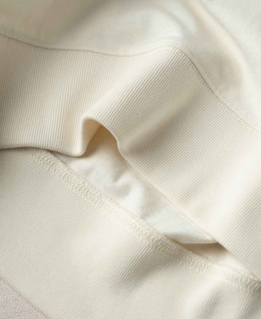 1950s V-Gusset Cotton T-Shirt - White