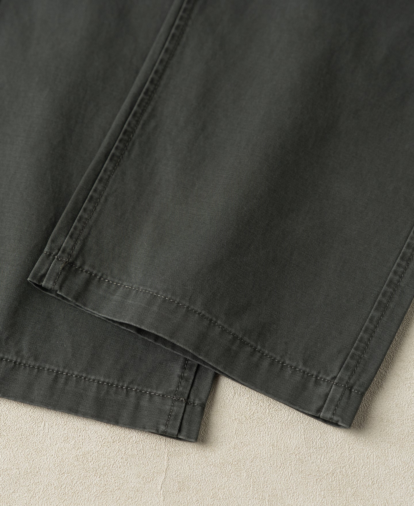 Vintage Washed Tapered 5-Pocket Pants - Dark Gray