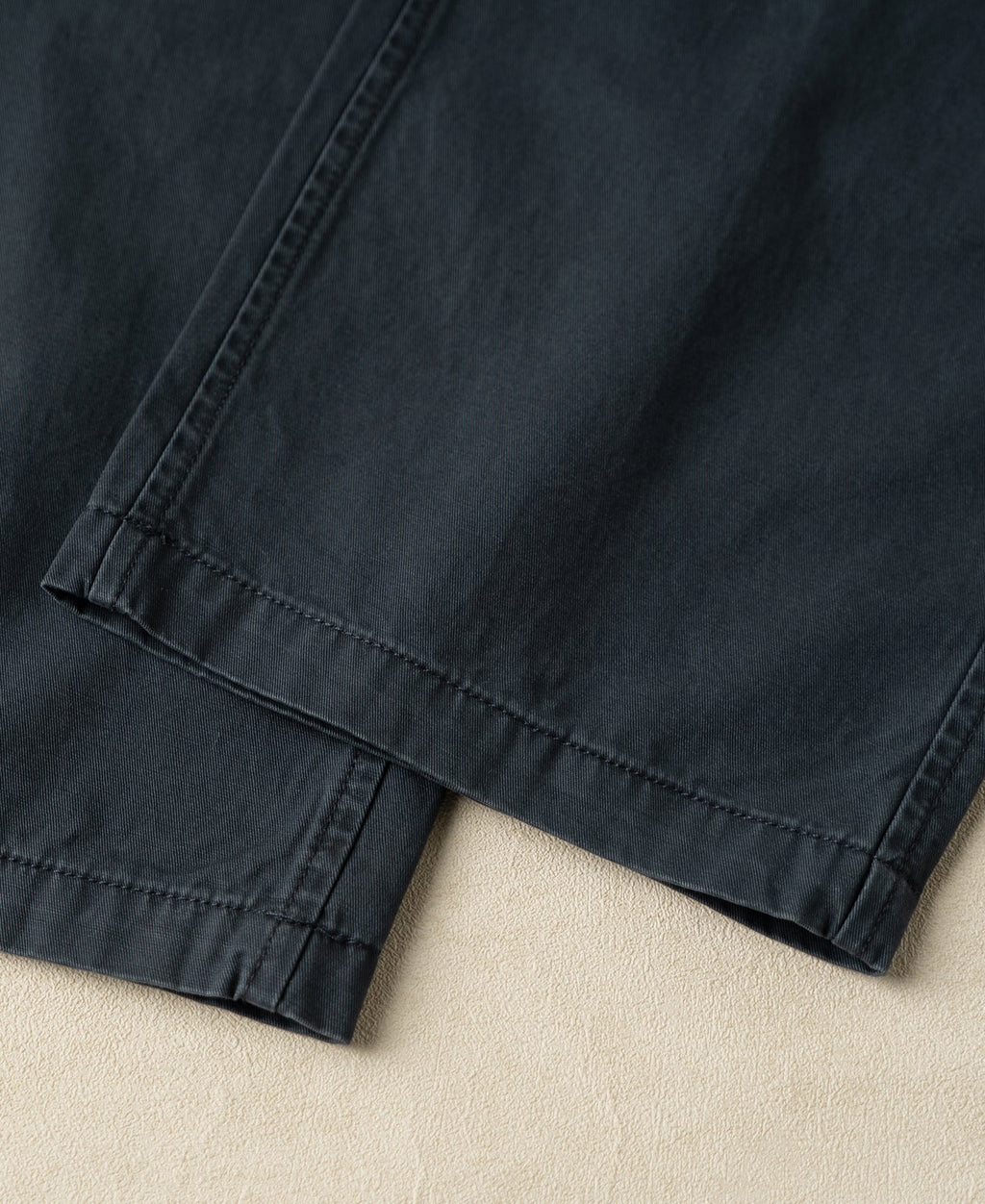 Vintage Washed Tapered 5-Pocket Pants - Navy