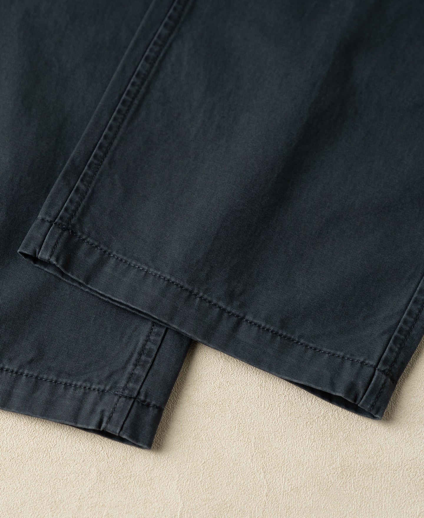 Vintage Washed Tapered 5-Pocket Pants - Navy